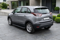 Opel Crossland X 2017–2024 Sānu sliekšņi Tayga Black (2 gab., alumīnijs) foto 1