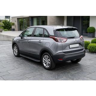 Sānu sliekšņi Tayga Black (2 gab., alumīnijs) Opel Crossland X 2017–2024 foto 1
