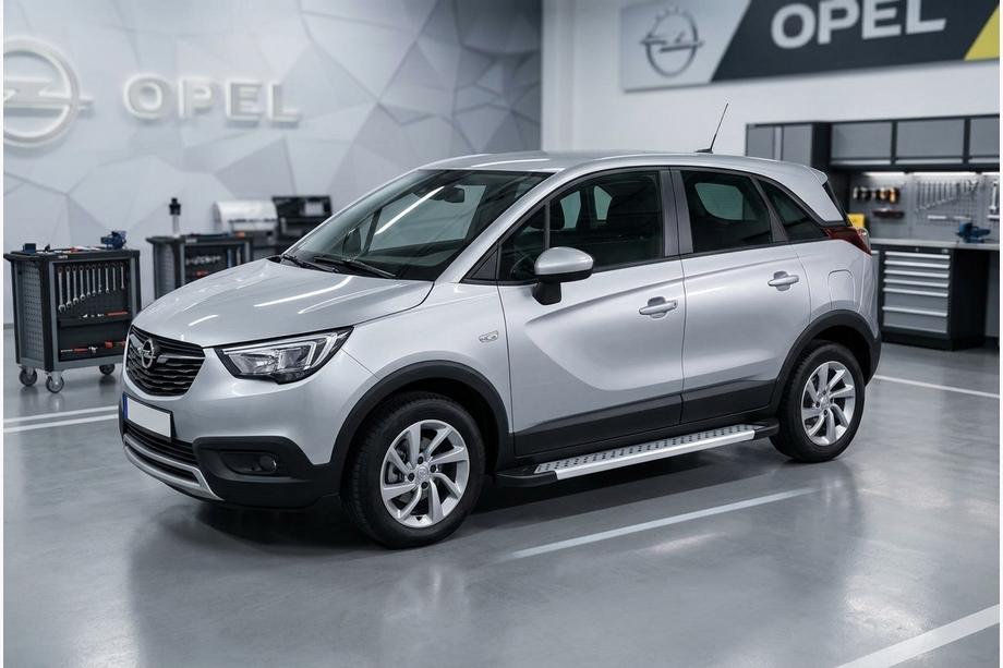 Opel Crossland X 2017–2024 Sānu pakāpieni New Vision Grey (2 gab., alumīnijs) Image