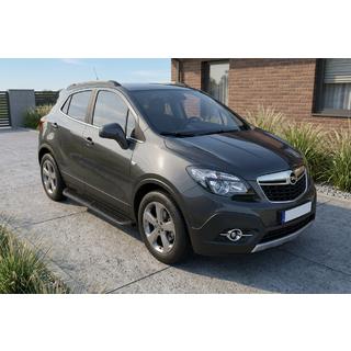 Sānu sliekšņi Tayga Black (2 gab., alumīnijs) foto 1