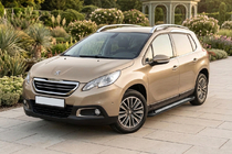 Peugeot 2008 2013–2019 Sānu sliekšņi New Vision Black (2 gab., alumīnijs) foto 1