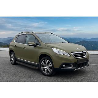 Sānu sliekšņi Tayga Black (2 gab., alumīnijs) foto 1