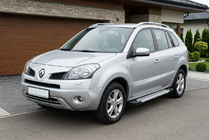 Renault Koleos 2008–2016 Sānu pakāpieni New Vision Grey (2 gab., alumīnijs) foto 1