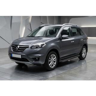 Sānu sliekšņi Tayga Black (2 gab., alumīnijs) Renault Koleos 2008–2016 foto 1
