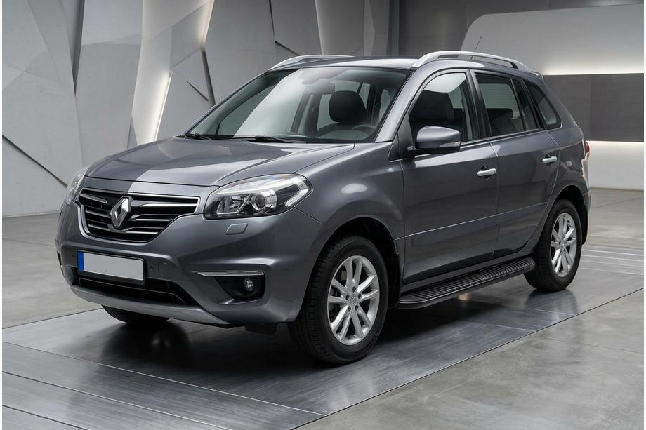 Renault Koleos 2008–2016 Sānu sliekšņi Tayga Black (2 gab., alumīnijs) Image