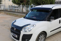 Fiat Doblo II 2010–2022 Vējstikla vizieris (melns spīdīgs, 5 mm) foto 12
