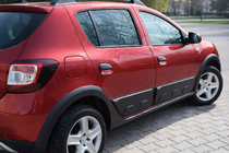 Dacia Sandero 2013–2020 Durvju līstes (4 gab., ABS) foto 1
