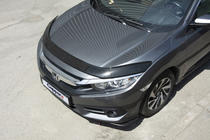 Honda Civic Sedans X 2016–2021 Motora pārsega deflektors (EuroCap) foto 2