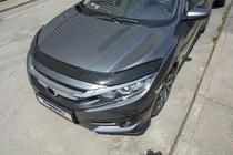Honda Civic Sedans X 2016–2021 Motora pārsega deflektors (EuroCap) foto 3