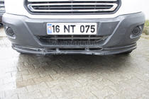 Ford Transit 2014– Priekšējā bampera lūpa (2014-2019, ABS) foto 5