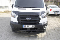 Ford Transit 2014– Priekšējā bampera lūpas spoilera uzlika (2019+, ABS) foto 6
