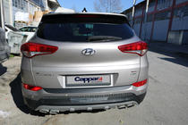 Hyundai Tucson TL 2016–2021 Aizmugurējā bufera difuzora uzlika EuroCap 2016-2018 (ABS) foto 14