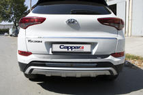 Hyundai Tucson TL 2016–2021 Aizmugurējā bufera difuzora uzlika EuroCap 2016-2018 (ABS) foto 5