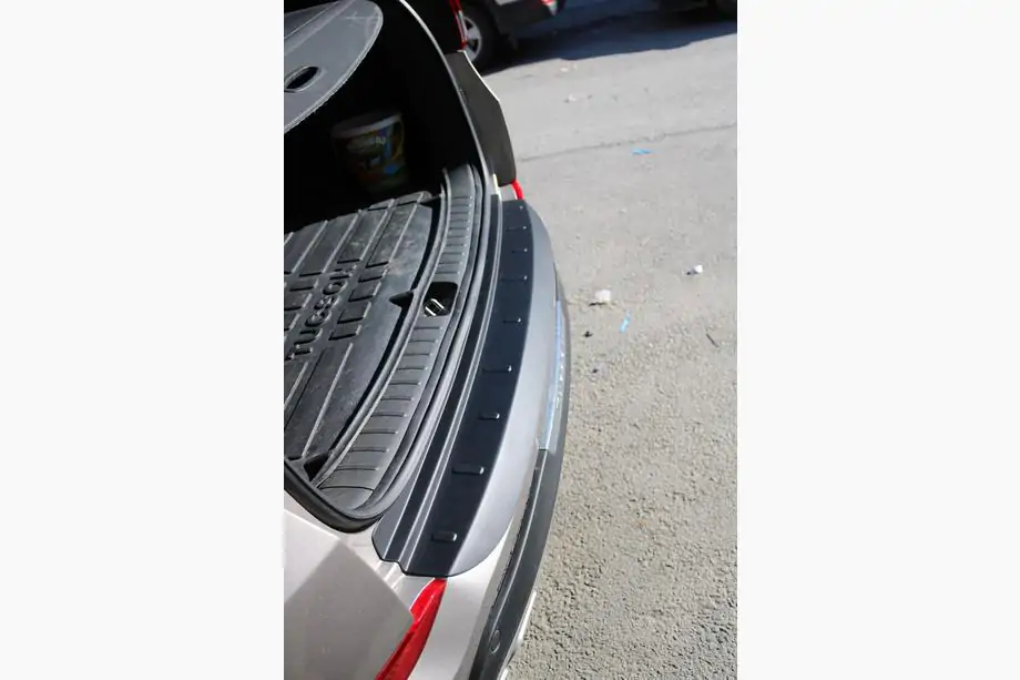 Hyundai Tucson TL 2016–2021 Aizmugurējā bufera difuzora uzlika EuroCap 2016-2018 (ABS) Foto 11