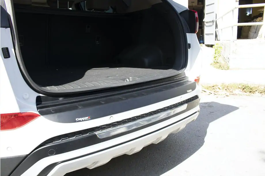 Hyundai Tucson TL 2016–2021 Aizmugurējā bufera difuzora uzlika EuroCap 2016-2018 (ABS) Foto 3