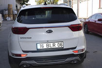 Kia Sportage 2015–2021 Aizmugurējā bufera difuzors EuroCap 2015-2018 (ABS) foto 7