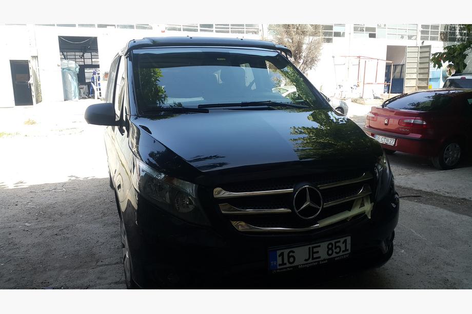 Mercedes Vito/V klase W447 2014– Vējstikla vizieris (melns spīdīgs, 5 mm) Foto 4