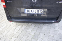 Mercedes Vito/V klase W447 2014– Aizmugurējā bampera uzlika EuroCap (ABS) foto 3