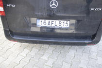 Mercedes Vito/V klase W447 2014– Aizmugurējā bampera uzlika EuroCap (ABS) foto 4