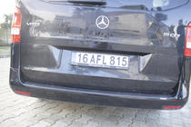 Mercedes Vito/V klase W447 2014– Aizmugurējā bampera uzlika EuroCap (ABS) foto 5