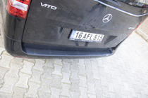 Mercedes Vito/V klase W447 2014– Aizmugurējā bampera uzlika EuroCap (ABS) foto 8