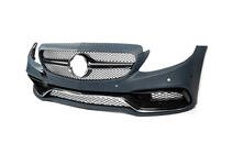 Mercedes C-class W205 2014–2021 Virsbūves komplekts ar pilnu aizmugurējo buferi (AMG C63-designs 2014-2018) foto 7