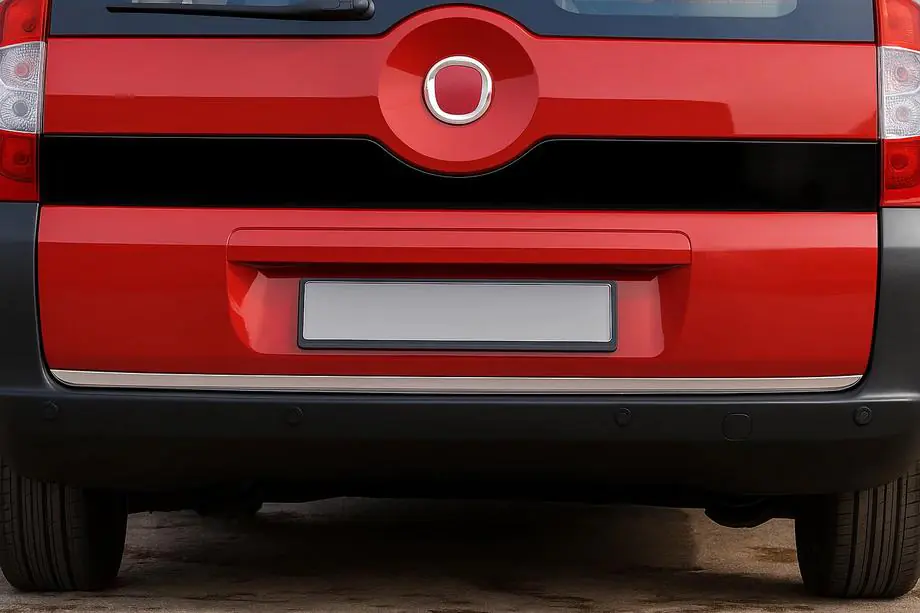 Fiat Fiorino/Qubo 2008–2024 Bagāžnieka malas uzlika (nerūsējošā tērauda) Foto 1
