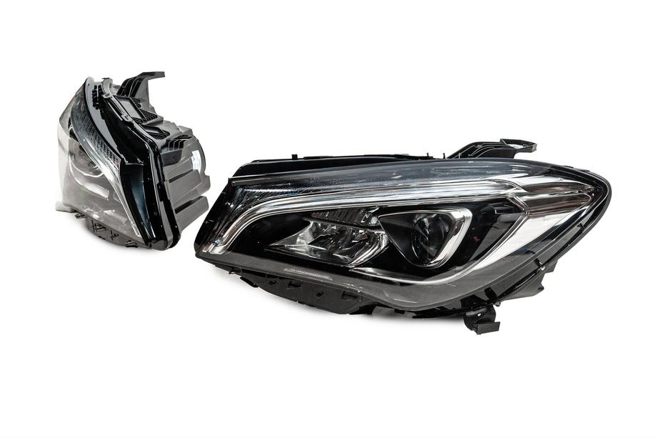 Mercedes CLA C117 2013–2019 Priekšējie lukturi ar LED (2 gab.) Foto 4