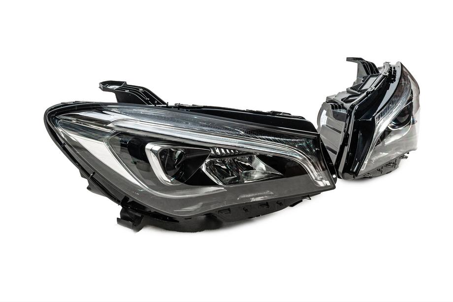 Mercedes CLA C117 2013–2019 Priekšējie lukturi ar LED (2 gab.) Foto 5