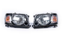 Nissan Patrol Y61 1997–2011 Safari Black priekšējie lukturi (2004-2008, 2 gab.) foto 2