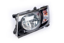 Nissan Patrol Y61 1997–2011 Safari Black priekšējie lukturi (2004-2008, 2 gab.) foto 4