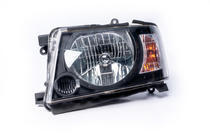 Nissan Patrol Y61 1997–2011 Safari Black priekšējie lukturi (2004-2008, 2 gab.) foto 5