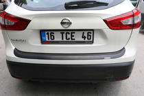 Nissan Qashqai 2014–2021 Aizmugurējā bampera difuzors EuroCap (2014-2017, ABS) foto 5