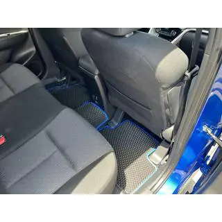 EVA auto paklājiņi (melni) foto 3