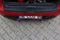 Renault Clio IV 2012–2019 Aizmugurējā bampera uzlika EuroCap (ABS) foto 5