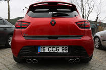 Renault Clio IV 2012–2019 Aizmugurējā bampera uzlika EuroCap (ABS) foto 6
