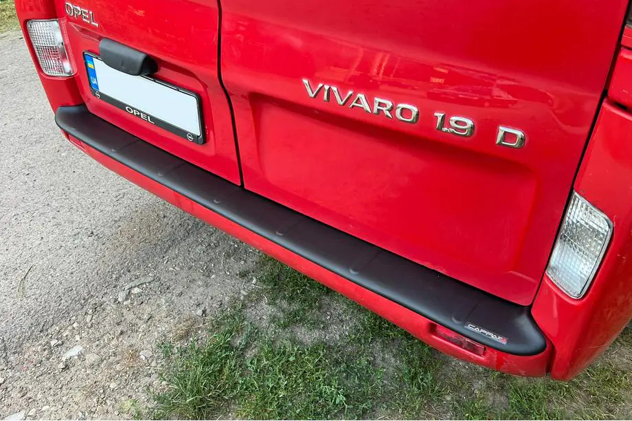 Nissan Primastar 2002–2014 Aizmugurējā bampera uzlika EuroCap (ABS) Foto 2