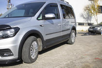 Volkswagen Caddy 2015–2020 Moldingu un arku paplašinātāju komplekts 2 durvis, garā bāze foto 36