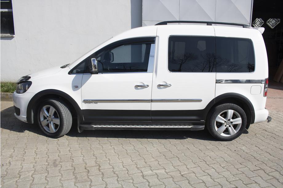 Volkswagen Caddy 2015–2020 Moldingu un arku paplašinātāju komplekts 1 durvis, īsā riteņu bāze Foto 12