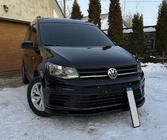 Volkswagen Caddy 2015–2020 Priekšējā bampera lūpas spoilers (ABS) foto 7