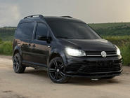 Volkswagen Caddy 2015–2020 Priekšējā bampera lūpas spoilers (ABS) foto 6