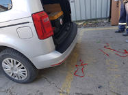 Volkswagen Caddy 2015–2020 Aizmugurējā bampera uzlika EuroCap (ABS) foto 2