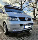 Volkswagen T5 Caravelle 2004–2010 Priekšējā bampera lūpas spoilers (ABS) foto 2