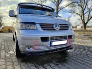 Volkswagen T5 Caravelle 2004–2010 Priekšējā bampera lūpas spoilers (ABS) foto 1