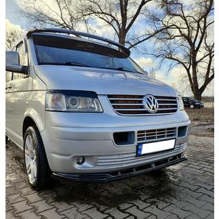 Priekšējā bampera lūpas spoilers (ABS) Volkswagen T5 Caravelle 2004–2010 foto 2