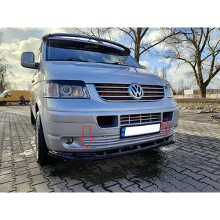 Priekšējā bampera lūpas spoilers (ABS) Volkswagen T5 Caravelle 2004–2010 foto 1