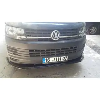 Priekšējā bampera lūpas uzlika 2015-2018 Standart (ABS) foto 4