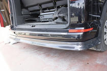 Volkswagen T6 2015–2024 EuroCap aizmugurējā bampera uzlika, karbonizskats (ABS) foto 12
