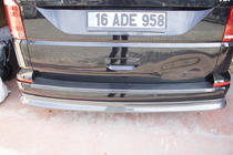 Volkswagen T6 2015–2024 Aizmugurējās lūpas uzlika karbon izskatā (ABS) foto 8