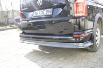 Volkswagen T6 2015–2024 Aizmugurējās lūpas uzlika karbon izskatā (ABS) foto 7